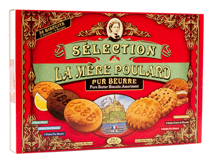 Collector Cardboard Box Assortment of Pure Butter Palets and Pure Butter Sables 375g