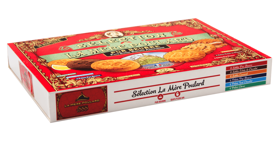 Collector Cardboard Box Assortment of Pure Butter Palets and Pure Butter Sables 375g