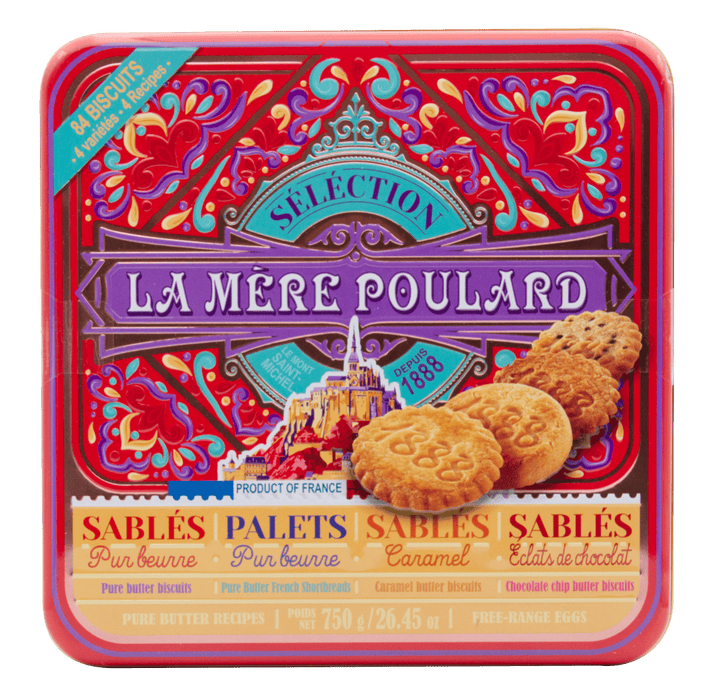 Coffret Mythique Assortiment de Palets Pur Beurre et Sablés Pur Beurre 750g