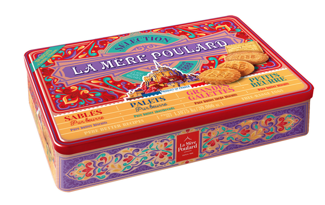 Coffret Mythique Assortiment grand format de biscuits Pur Beurre 1,045g