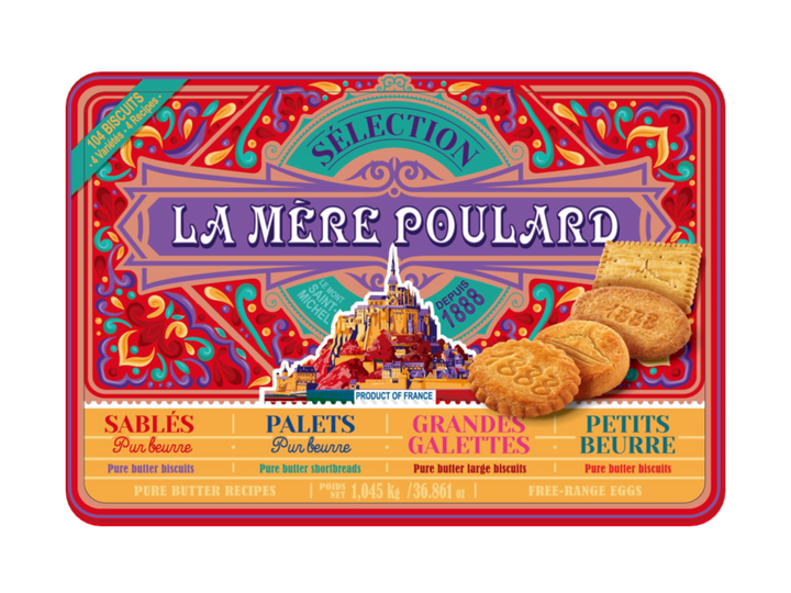 Coffret Mythique Assortiment grand format de biscuits Pur Beurre 1,045g