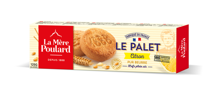 Etui 1888 Le Palet Pur Beurre Citron 125g