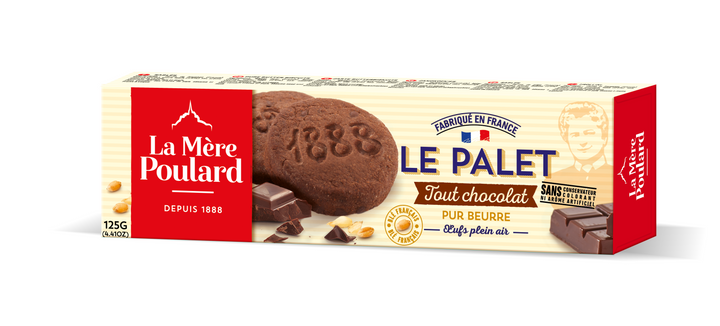Etui 1888 Le Palet Pur Beurre Tout chocolat 125g