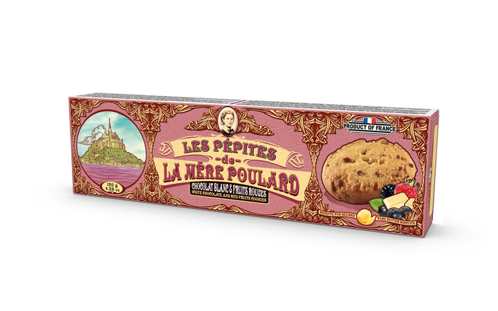 Collector Box Butter Biscuits White Chocolate Red Berries 120g