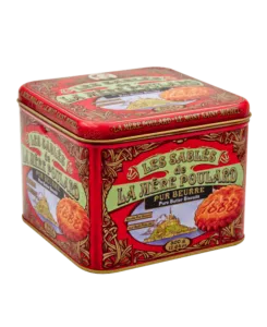 Grande Boîte Métal Biscuits Artisanaux Assortis (800g)